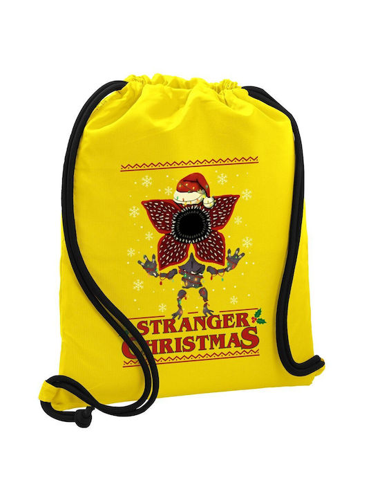 Koupakoupa Stranger Things Christmas Gym Backpack Yellow