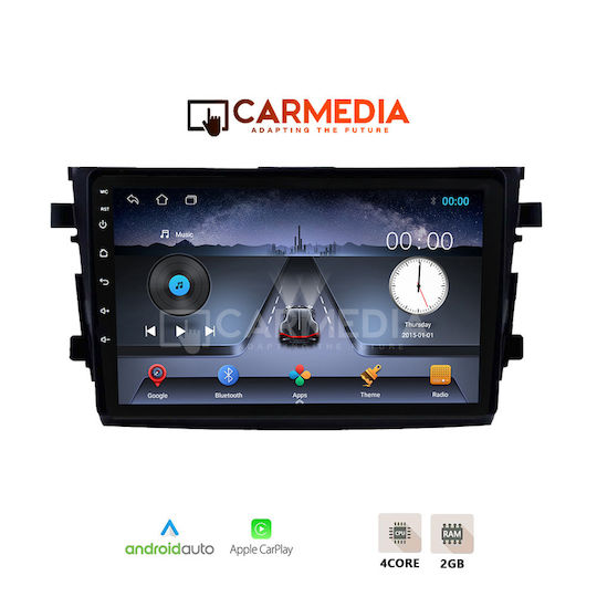 Carmedia Sistem Audio Auto pentru Suzuki Celerio 2015 Bluetooth USB Wi-Fi GPS Apple CarPlay Android Auto cu Ecran Tactil 9"