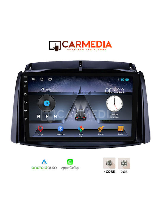 Carmedia Car Audio System for Renault Koleos 2006-2016 with Touch Screen 9" Bluetooth USB Wi-Fi GPS Apple CarPlay Android Auto