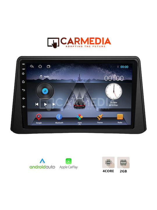Carmedia Car Audio System for Opel Mokka 2012-2015 Bluetooth USB Wi-Fi GPS Apple CarPlay Android Auto with 9 Inch Touch Screen