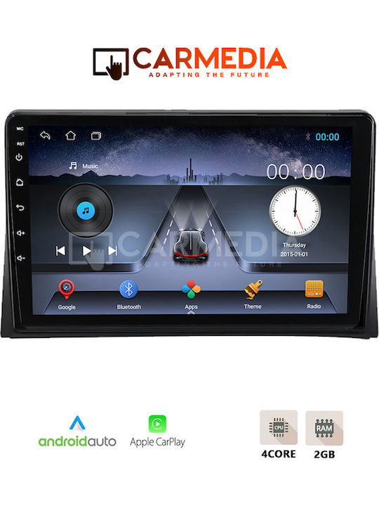 Carmedia Car Audio System for Volkswagen Transporter 2003-2020 Bluetooth USB Wi-Fi GPS Apple CarPlay Android Auto with 9 Inch Touch Screen