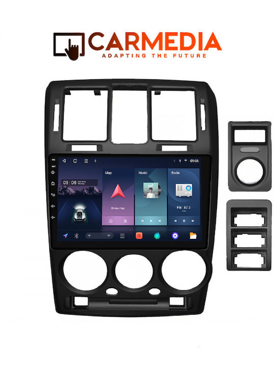Carmedia Auto-Audiosystem für Hyundai Getz 2002-2011 (Bluetooth/USB/WiFi/GPS/Apple-Carplay/Android-Auto) mit Touchscreen 9"