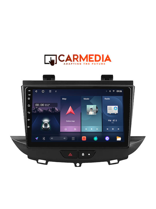 Carmedia Car Audio System for Opel Crossland / Grandland 2017 (Bluetooth/USB/WiFi/GPS/Apple-Carplay/Android-Auto) with Touch Screen 9"