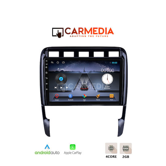 Carmedia Ηχοσύστημα Αυτοκινήτου για Porsche Cayenne 2002-2011 (Bluetooth/USB/WiFi/GPS/Apple-Carplay/Android-Auto) με Οθόνη Αφής 9"