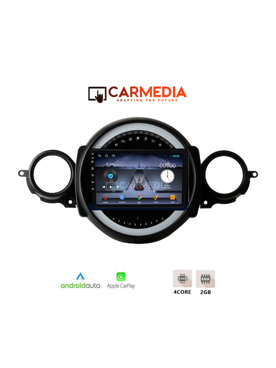 Carmedia Car Audio System for Mini Cooper / Clubman (Bluetooth/USB/WiFi/GPS/Apple-Carplay/Android-Auto) with Touch Screen 9"