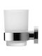 Duravit Wall-mounted Cup Holder Glass Silver