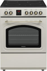 Finlux Ελεύθερη με Κεραμικές Εστίες Μπεζ FLCR 600MDT Finlux Ελεύθερη με Κεραμικές Εστίες Μπεζ FLCR 600MDT