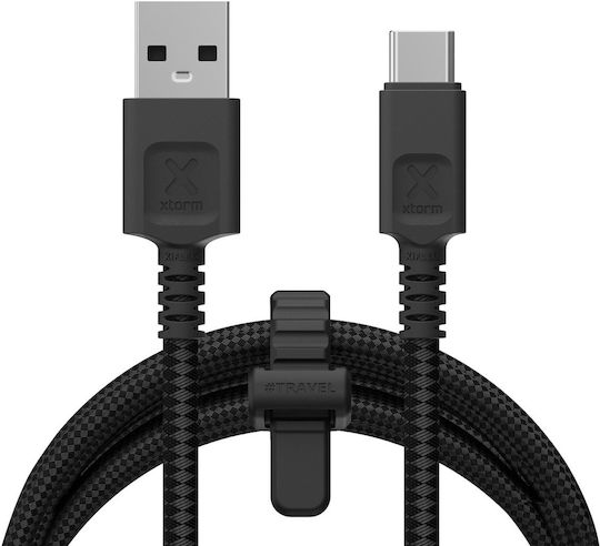 Xtorm USB 2.0 Kabel USB-C männlich - USB-A Schwarz 1.5m (CX3051)
