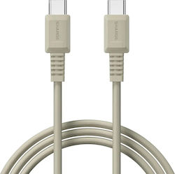 Sharge Retro USB 2.0 USB-C мъжки - USB-C мъжки 100W (SJX-SJ-CC-1.2-FG-MI) Sharge Retro USB 2.0 USB-C мъжки - USB-C мъжки 100W (SJX-SJ-CC-1.2-FG-MI)