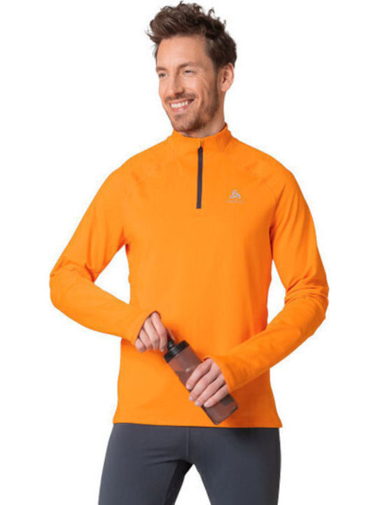 Xalp Ceramiwarm Athletic Long Sleeve Orange Blouse