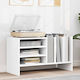 vidaXL Hi-Fi Furniture White 35x78.5x45cm