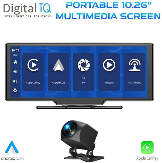 Digital IQ 10.26" Multimedia Screen for Car Dashboard with Apple CarPlay / Android Auto / GPS