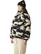 Fleece Jachetă de damă cu Fermoar Shadow Print