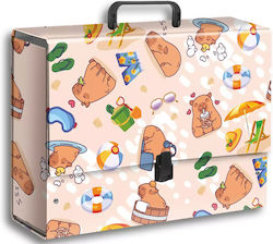 B4 Jumbo Folder Handle Capybara Beach Penmate
