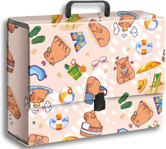 B4 Jumbo Folder Handle Capybara Beach Penmate