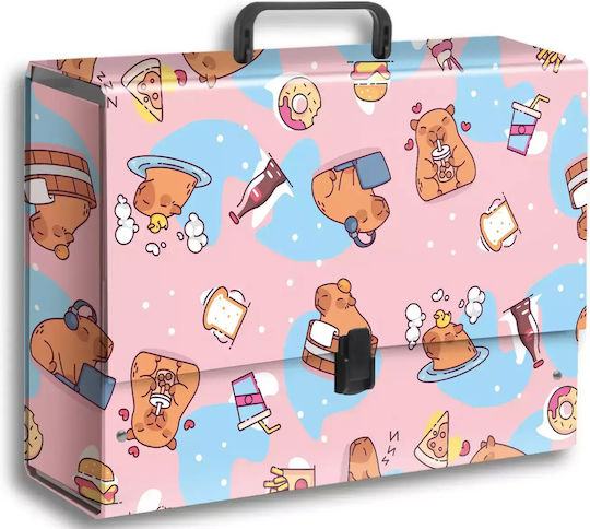 B4 Jumbo Folder Handle Kapibara Food Penmate