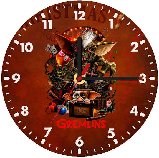 Koupakoupa Kids Wooden Wall Clock Gremlins 20cm