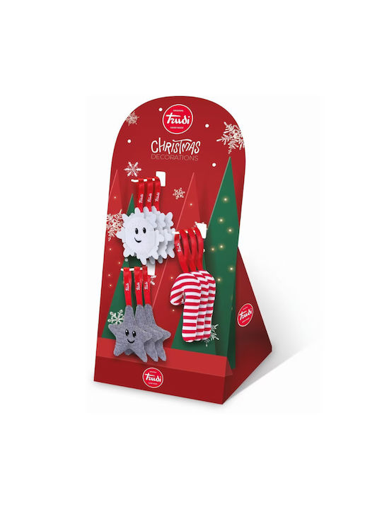 Trudi Plush Christmas Tree Ornaments 3 Designs 1 Piece Tud29365