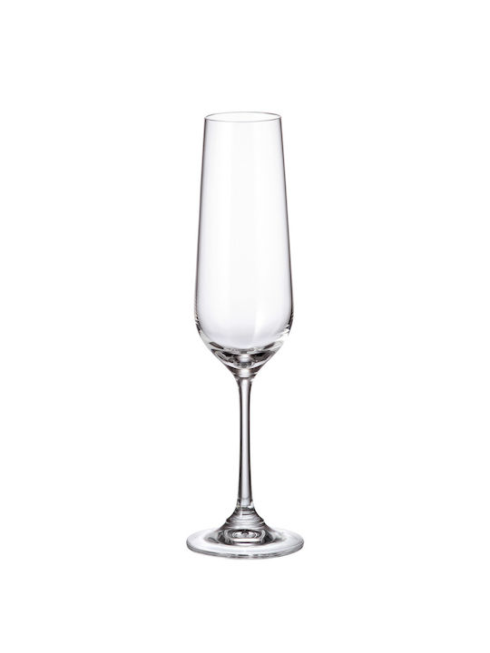 Crystalite Bohemia Σετ Ποτήρια Λικέρ/Ούζο από Κρύσταλλο 200ml 6τμχ