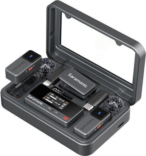 Saramonic Air 2-Person Set Wireless Microphone Flyout Journalistic