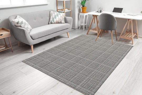 Nikotex Carpets Rutschfester Wohnzimmer Teppich Warren Hellblau-Siegel 133x190