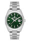 Men's Watch Battery with Silver Stainless Steel Bracelet