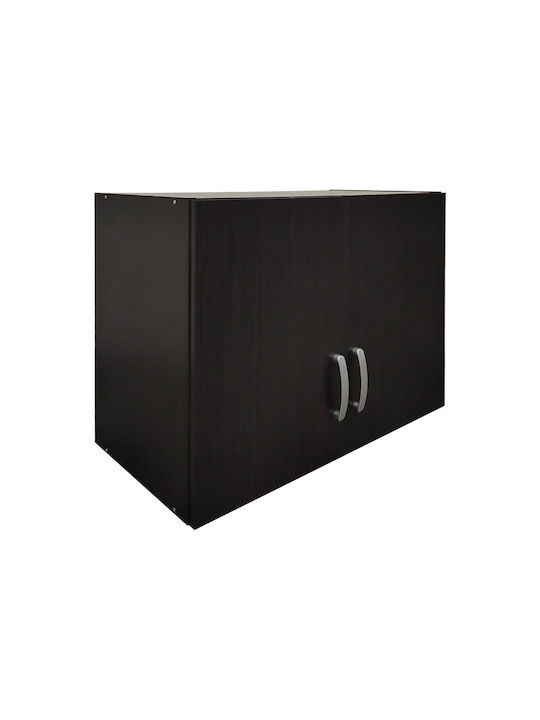 Pakketo Lego Rectangular Loft Closet made of Particleboard Wenge Shade 79x41.5x13cm 383-000062 1pcs