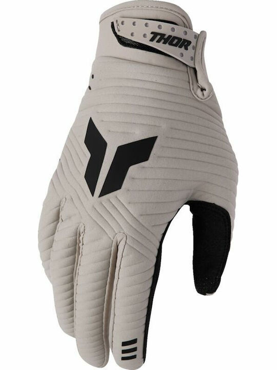 Thor Launchmode Summer Men's Motocross Gloves Black/Grey