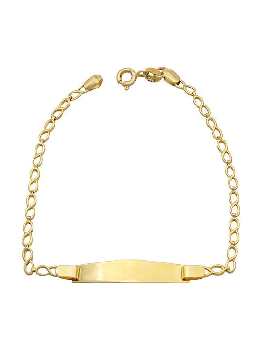 Savvas Design Brățară Identitate Aur 14K