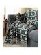 Gofis Home Fleece Sofa Blanket with Fringes 130x170cm