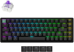 K6 HE Безжична Hall Effect Гейминг Клавиатура 65% с Магнитни Превключватели и RGB Осветление K6H-J1 (Английски US) K6 HE Безжична Hall Effect Гейминг Клавиатура 65% с Магнитни Превключватели и RGB Осветление K6H-J1 (Английски US)