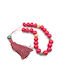 Grekas Home Handmade Tabletop Lucky Charm Home Red Ceramic 60cm 1pcs