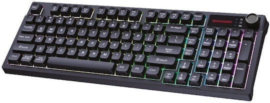 Zeroground Hanzo V3.0 Gaming Πληκτρολόγιο με RGB φωτισμό (Αγγλικό US)