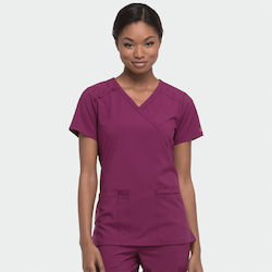 Dickies Medizinische Bluse Burgundisch