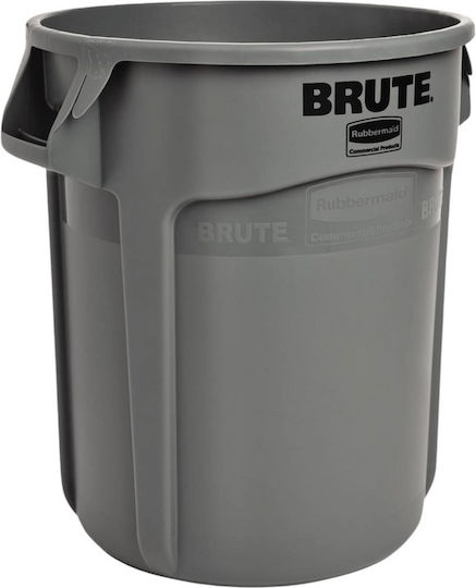 Coș De Gunoi Cilindric Întărit Brute Rubbermaid Gri 37,9 Litri 17214