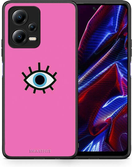 Blue Eye Pink Xiaomi Poco X5 5G Dual Case