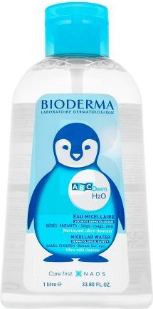 Bioderma ABCDerm Micellar Water Makeup Remover Face 1000ml