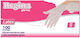 Latex Latex Examination Gloves Powder Free White 100pcs