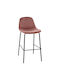 Hocker Bar Gepolstert mit Samt Vincent Rotten Apple 4Stück 47x51x96cm