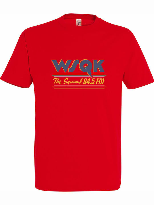 Unisex T-shirt Stranger Things Wsqk Squawk 94.5...