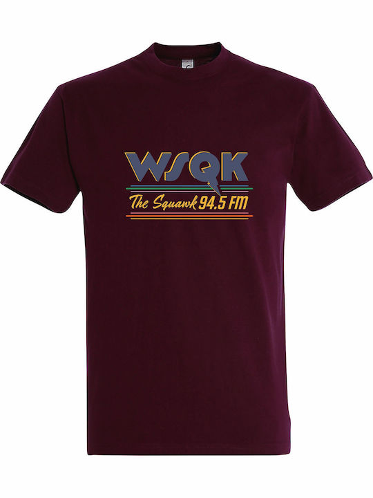 Unisex T-shirt Stranger Things Wsqk Squawk 94.5...