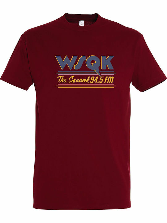Unisex T-shirt Stranger Things Wsqk Squawk 94.5...