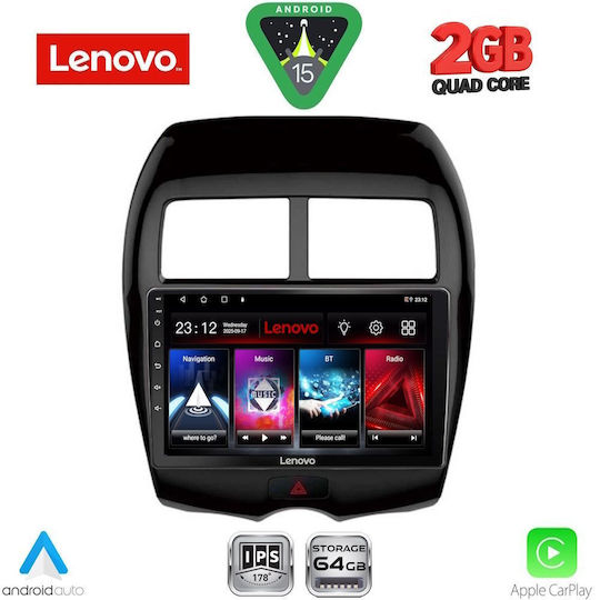 Lenovo Sistem Audio Auto pentru Peugeot 4008 Mitsubishi Magazin online 2009 (Bluetooth/USB/WiFi/GPS/Apple-Carplay/Android-Auto) cu Ecran Tactil 10"