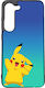 Handyhülle Hochwertige Samsung Galaxie A15 Umschlag Rückseite Schwarz Silikon Pokemon No4 Pikachu Pokedex