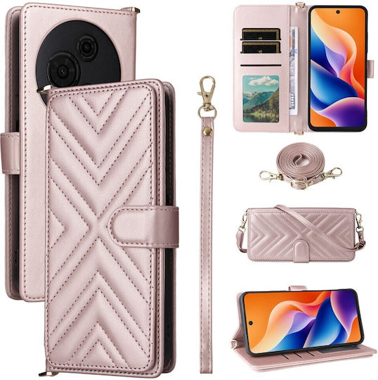 Puff Lines Brieftasche Rosa (TCL 605 4G)