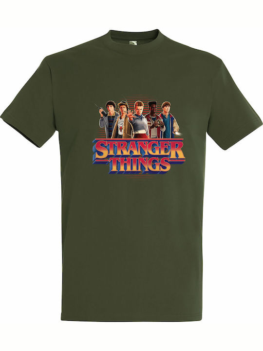 Unisex T-shirt Stranger Things Season 5 Main Cr...