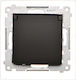 Kontakt-simon 54 Single Socket 2p+z Ip44 Seal Black Matt Flap Black Matt