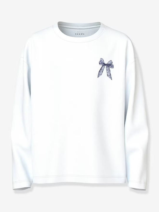 Name It Kids Long-Sleeved White Blouse