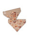 Glee Dog Bandana in Brown Colour
