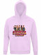 Kinder-Sweatshirt mit Kapuze Creamy Pink Stranger Things Season 5 Main Crew 80's Style Group